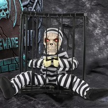 Fun And Market Buğz Mahkum Görünümlü Kuru Kafa Iskelet