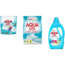 Eti Maden Aquabor Doğal Mineralli Tablet + 4 kg Beyaz + Sıvı Renkliler 3 Lü Set