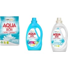 Eti Maden Aquabor Doğal Mineralli 4 kg Beyaz + Sıvı Renkliler + Sıvı Beyaz 3 Lü Set