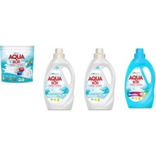 Aquabor Doğal Mineralli Tablet + Sıvı Beyaz  + Sıvı Beyaz  + Sıvı Renkliler Set