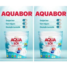 AQUABOR Doğal Mineralli Bulaşık Makinesi Tableti 2 PAKETX30 Kapsül
