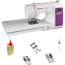Elmas TR220 Elektronik Dikiş Makinesi (Uzatma Tablalı) - Mor - Hediyeli