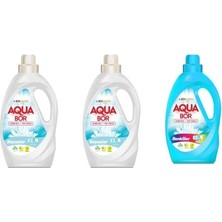 Aquabor Doğal Mineralli Sıvı Beyaz + Sıvı Beyaz  + Sıvı Renkliler 3 Lü Set