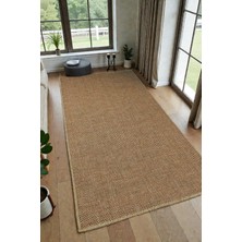 Zeora Home Doğal Jüt Görünümlü Dokuma Sisal Kilim Kaymaz Taban Salon Oturma Odası Mutfak Balkon Koridor Modern & Iskandinav Stil Antialerjik Yıkanabilir