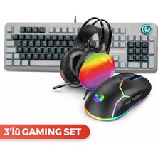 NightSilver 3lü Gamıng Set (Mekanik Klavye + Mouse + Kulaklık) Şok Kampanya!