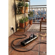 Eco Port Akım Korumalı 5’li Priz 2xusb 2xtype-C Çıkış Dokunmatik Işıklı Akım Koruma Çoklu Priz Çoğaltıcı Siyah