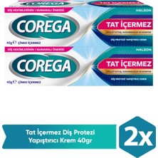 Corega Gün Boyu Güçlü Tutuş Diş Protez Yapıştırıcı Tat Içermez Krem 40 gr 2 Adet