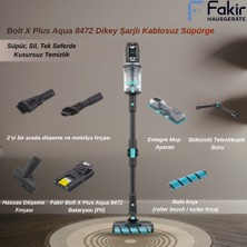 Fakir Bolt x Plus Aqua 8472 Dikey Şarjlı Kablosuz Süpürge