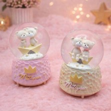 Fun And Market Buğz Sevimli Ayıcık Tasarımlı Otomatik Büyük Kar Küresi