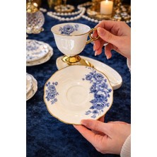 Ogeda Home Mien Sena 6 Kişilik Porselen Kahve Fincan Takımı – Şık ve Zarif Türk Kahvesi Seti