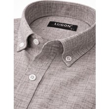 Lugon Klasik Regular Fit Uzun Kol Erkek Gömlek 7612