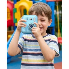 Astraltech Çocuklar Için Fotoğraf Makinesi Baskı Özellikli 4 Kağıt Rulo Hediyeli