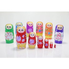 Fun And Market Buğz 6'lı Ahşap Matruşka