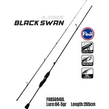 Fujin Ajime Black Swan 205CM 04-5gr Aji Lrf Kamışı