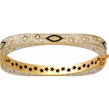 Cebeci Kuyumcu Cebeci 14 Ayar Gece Gündüz Altın Kelepçe Bilezik