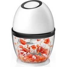 Fun And Market Buğz Kablosuz Mini Doğrayıcı 450 ml Şarjlı Sebze Doğrayıcı Paslanmaz Çelik Bıçaklı - Buğz