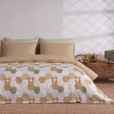 Puffy Peel Tek Kişilik Polycotton Nevresim Seti - Sarı