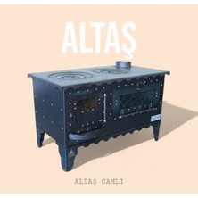 Altaş Camlı Kuzine Soba  (4mm)