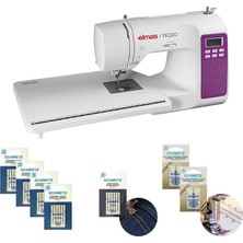 Elmas TR220 Elektronik Dikiş Makinesi (Uzatma Tablalı) - Mor- Iğne Hediyeli