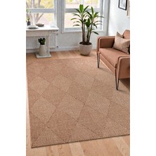 Zeora Home Doğal Jüt Görünümlü Dokuma Sisal Kilim Kaymaz Taban Salon Oturma Odası Mutfak Balkon Koridor Modern & Iskandinav Stil Antialerjik Yıkanabilir