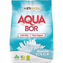 Eti Maden Aqua Bor Deterjan 6 kg Beyaz