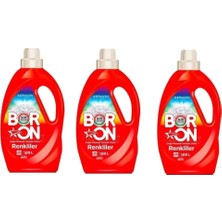 Eti Maden Doğal Mineralli Sıvı Çamaşır Deterjanı Renkliler  Için 3 Adet 77 Yıkama