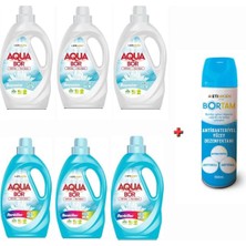 Eti Maden Beyazlar ve Renkliler Için Sıvı Çamaşır Deterjanı 6*2.15 L 198 Yıkama Sıvı + Dezenfektan