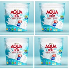 Aquabor Doğal Mineralli 4 Paket Bulaşık Tableti L 4*30 Kapsül