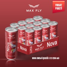 Max Fly Nova Enerji 250 ml 12 Adet