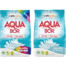 Eti Maden Aquabor Renkli ve Beyazlar Için 6*2 12 kg 80 Yıkama