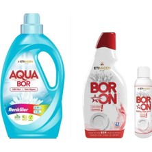 Aquabor Sıvı Çamaşır Deterjanı Renkliler Için 33 Yıkama+ Bulaşık Makinesi Deterjanı 41 Yıkama Tm