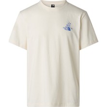 The North Face M Mountain Celebration Erkek Outdoor Tişörtü NF0A8G9ZQLI1 Beyaz