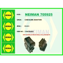 Bescher Nrzsnt Cam Açma Anahtari Renault R9-R11 Tekli 5 Pin