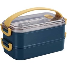  vagonlife paslanmaz çelik beslenme kutusu lunch box 1400 ml xc-363 (karışık renk 1 adet)