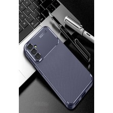 Nezih Case Samsung Galaxy A37 Uyumlu Kamera Korumalı Karbon Tasarım Koruyucu Silikon Kılıf