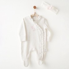 Senka Mey Ithalat® AC26503 Summer Time Tulum Takım Ekru