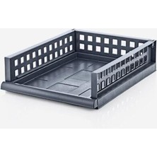 Adoz Shopping Akıllı Raf Midi 4lü Set Antrasit