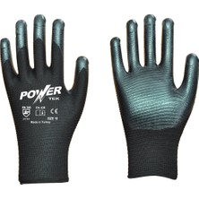 Power Tek Zebra Model 10 Çift Nitril Iş Eldiveni