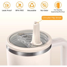 SellHubX Stanley Uyumlu Sip Lid Kapak – Pipetsiz Içim, Sızdırmaz Tasarım, Bpa Free – 40 OZ Uyumlu