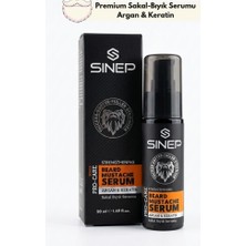 Sinep Argan & Keratin Özlü Güçlendirici Sakal ve Bıyık Serumu 50 ml