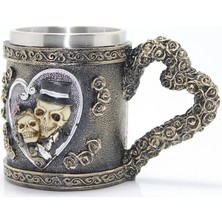 Akinco Paslanmaz Çelik Kalpli Kupa Bardak ALK1017