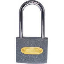 Akinco Eko Gri Döküm Uzun Kancalı Asma Kilit 50MM