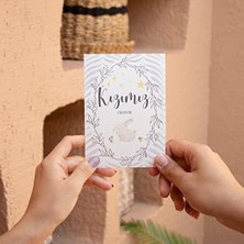 Adoz Shopping Woodland Hamile Anı Kartı - 24’lü Gebelik Fotoğraf Çekim Kartları - Hamilelik Duyuru Kartları