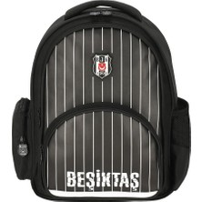 Me Okul Sırt Çantası Beşiktaş Me Team İnce Çubuk Desenli Suni Deri 25352