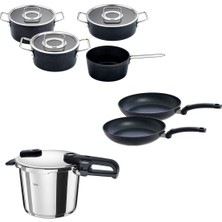 Fissler Vitaquick Edition 6 Litre Düdüklü Tencere + Adamant Tencere ve Tava Seti