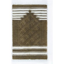 Kilim Co. Tiftik Yünden El Dokuma Siirt Battaniyesi 80X120 cm (0.96 M²)