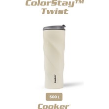 Cooker Colorstay Twist 500 ml Paslanmaz Çelik Bardak Termos CKR2051