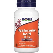 Now Foods (Özelsporcugıdaların'dan !!) Hyaluronic Acid, 50 Mg, 60 Veg Capsul.usa.39.