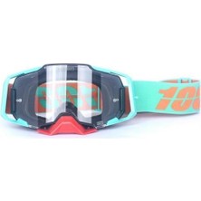 %100 Armega T19 Turkuaz Goggle