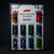 Brix Frames LEGO Speed Champions F1 2025 10 Araçlık All In One Sergileme Çerçevesi